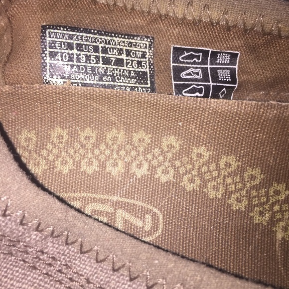 Keen Sienna tan canvas Mary Jane shoes size 9.5 - Picture 5 of 5